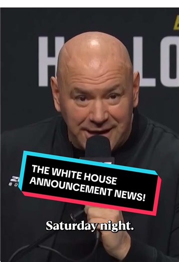 Dana White confirms The White House card will be announced THIS SATURDAY 😱 #UFC326 #UFC #MMA | Saturday | LIVE on TNT Sports & discovery