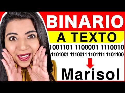 CONVERT from BINARY to TEXT - Exercise #1 Method #2