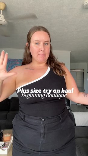 Stephanie Mahy on Instagram: "Plus size try on haul with @beginningboutique As a curvy girl I love finding fitting dresses that are comfortable and look good "