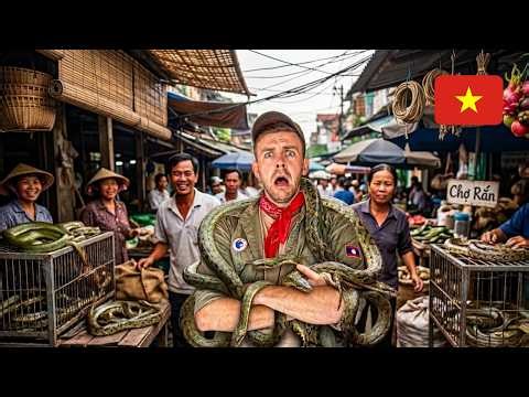 🇻🇳 The Famous Snake Market on the Cambodia-Vietnam Border!