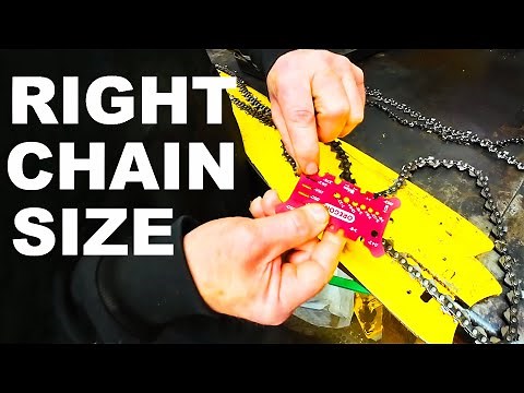 HOW TO GET THE CORRECT CHAINSAW CHAIN for your CHAINSAW!