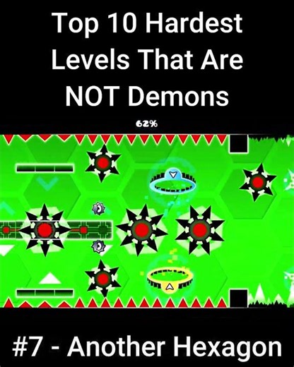 Top 10 Hardest Levels That Are NOT Demons #geometrydash #gd #gameplay #gaming #electronicmusic #edit