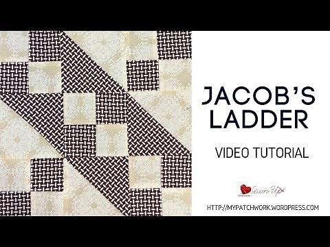 Jacob's Ladder quilt block - video tutorial