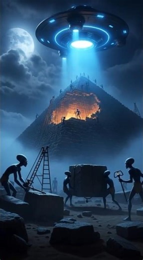 Did Aliens Build the Great Pyramid?!😱😱 | The Shocking Theory #shorts #ancientegypt