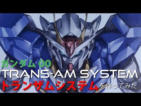 ガンダムOOのトランザムシステム起動画面を作ってみた