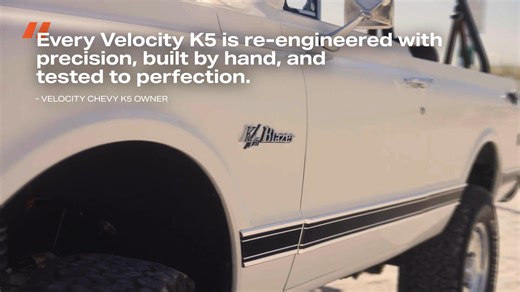 Own the K5 everyone notices—re-engineered, quality-verified, and available to drive today. | Velocity Restorations