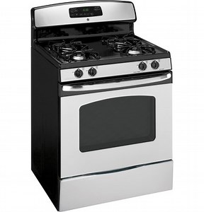 GE® 30" Free-Standing Gas Range|^|JGBP28SEMSS