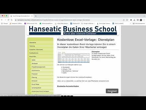 Mitarbeiterplanung Einsatzplanung Excel Vorlage kostenlos