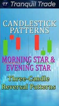 Morning Star & Evening Star – Three Candle Reversal Patterns | Basic of Candlestick Patterns