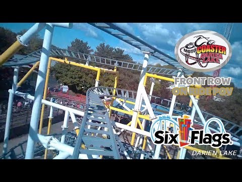 2025 MotoCoaster Front Row On Ride POV - Six Flags Darien Lake