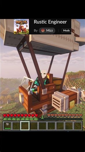 This Minecraft Mod Feels ILLEGAL… | Rustic Engineer#minecraft#edit #gaming#shorts#mods#gamingshorts