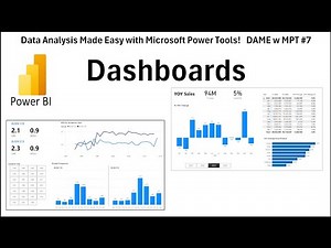 DAME 07: How to Make Effective Dashboard. Three Examples in Power BI
