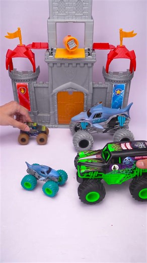 Satisfying Hot Wheels Monster Megalodon Storm‼️#asmr #funny #satisfyingvideo