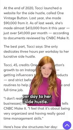 43K views · 440 reactions | Nicole Tocci started flipping vintage Chanel buttons into necklaces in 2016. This year, she’s brought in more than $352,000 from the side hustle. | CNBC Make It | Facebook