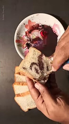 Baahubali painting On Bread 🍞 #shorts