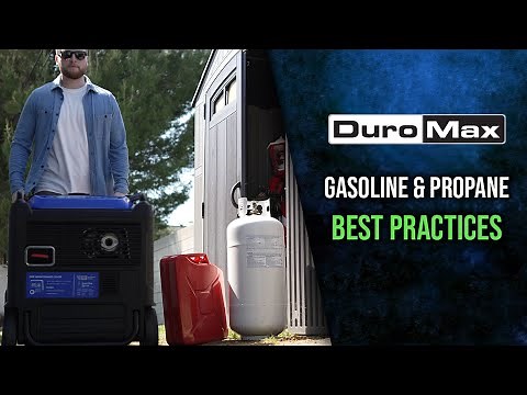 DuroMax Generator Fueling Tips | Gasoline & Propane Best Practices Explained!