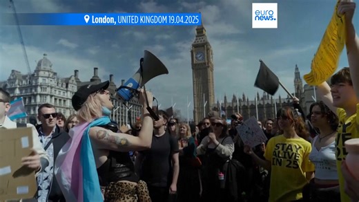 1.9K views · 36 reactions | Trans activists rally in London, following UK ruling over definition of women - Watch the full video: https://msft.it/6003SEFdN | MSN Australia | Facebook