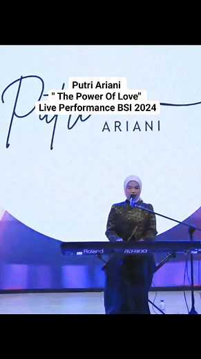 132K views · 5.9K reactions | Putri Ariani " The Power Of Love" Live Performance BSI 2024 #liveperformance #bernyanyidenganhati #thepoweroflove #reelsfyp | Suryati Putiq | Facebook