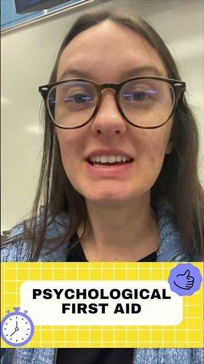 NCE Minute: Psychological First Aid (PFA)