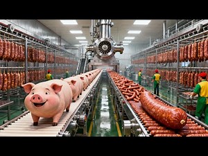 Inside the Sausage Factory | How Millions Of Sausages Are Produced Every Day ( Full Process )