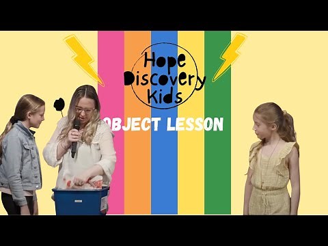 Teaching children about sharing their faith | Object Lesson