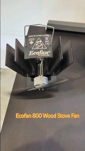Ecofan 800 Wood Stove Fan #ecofan #woodstove #fireplace