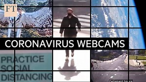 The FT takes you on a tour around the world from dawn to dusk on a single day of lockdown, using web cameras trained on tourist hotspots, construction sites, traffic junctions and the natural world. | Financial Times