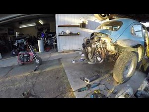 Geo metro engine swapped into a VW Bug