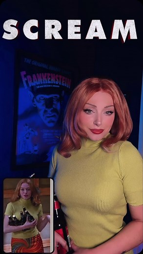 Pinup Palmer on Instagram: "Scream Ladies 🎬📞👻 Tatum wig by @miasmonstermashwigs #scream #screammovie #ghostface #inspiredlooks #cosplay #horrorcosplay #scarymovie #outfits #halloweencostume #halloween @drewbarrymore @nevecampbell @rosemcgowan @courteneycoxofficial @screammovies"