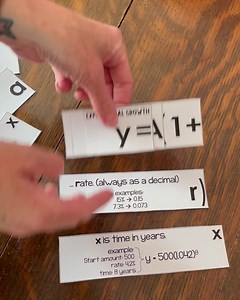 4.5K views · 42 reactions | These were a teacher request for a set of exponential growth flippables. I’ll update here when they are done. | Scaffolded Math and Science | Facebook