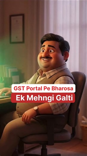 GSTGUY on Instagram: "GST Portal Pe Bharosa Karna Sabse Mehngi Galti Hai Ramesh ek trader tha jo maanta tha ki GST portal pe jo dikh raha hai wahi final truth hota hai. Jab uska ITC auto-populated aaya, usne bina verification kiye seedha GSTR-3B file kar diya. Usne yeh assume kiya ki agar data portal pe hai, toh wo correct aur safe hoga. Par 6 months baad, jab GST notice aaya, uski poori soch toot gayi. Officer ne clear kaha — Section 145 ke under, Common Portal sirf ek facilitation tool hai, na