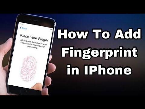 How To Add Fingerprint In IPhone | IOS 11 / 12