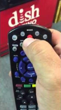 Programacion remote control dish