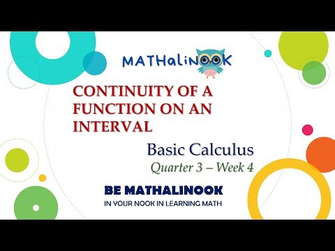 Basic Calculus | Continuity of a Function on an Interval