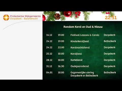 Dienst van uit de Dorpskerk | 7 december 2025