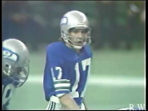 New York Jets vs Seattle Seahawks 1981 2nd Half Week 14