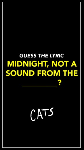 7.4K views · 96 reactions | How well do you know the lyrics of CATS?  Join Shem Omari James, aka Rum Tum Tugger, for a game of Guess the Lyric! CATS The Musical continues to play in Düsseldorf   #CATSTheMusical ATG Entertainment de | Cats the Musical | Facebook