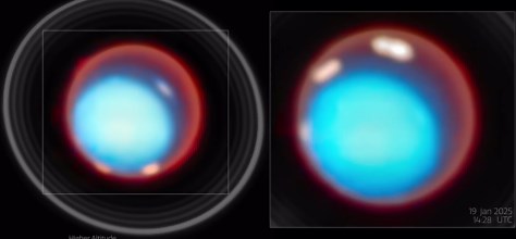 Uranus’ northern lights seen for first time on one of world’s most powerful telescopes