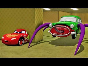 DO NOT ENTER THE BACKROOMS! Lightning McQueen MAZE ESCAPE in BeamNG.Drive