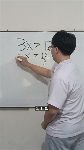 Is 3x Greater Than 12? #scientifichometutoring #mathematics #linearinequality