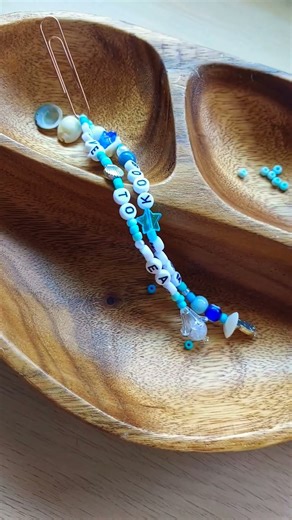 DIY Beaded BookMark #diy #book #beads #fyp