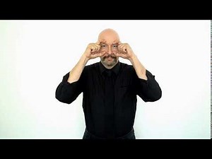 "glasses" American Sign Language (ASL)