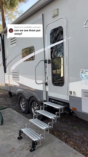 25K views · 442 reactions | Here’s how the Torklift steps lock in #rvlife #rvliving #rvreels #reelsit #viralreels #trendingnow | Wild Thornbaileys | Facebook