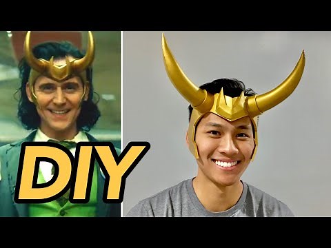 How to: Loki Horns - Loki 2021 DIY Crown/Helmet