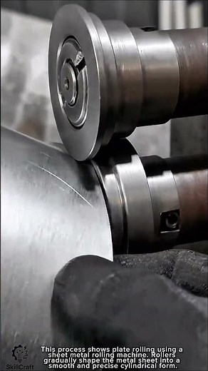 Plate Rolling Work Tool Using Sheet Metal Rolling Machine #worktool