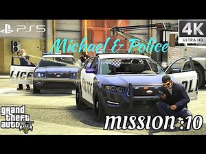 GTA 5 MISSION 10 : Michael Has to Save Amanda From COPS for Shoplifting! 😂 (GTA 5 Funny Moments)