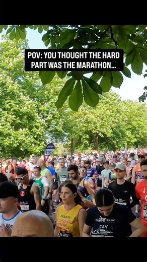 LONDON MARATHON - You Thought The Hard Part Was The Marathon 😱👀 #LondonMarathon #London