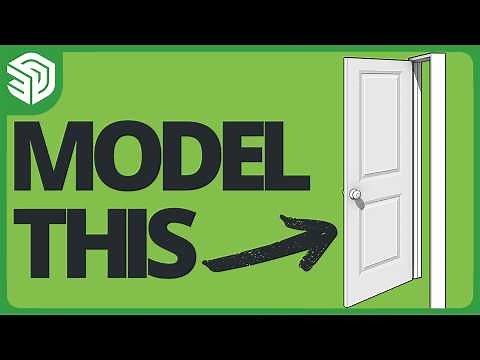 How to Model an Interior Door in SketchUp
