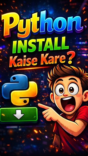 Python kaise Download kare? || Day-1 of learning python? || #python #coding #shorts #code #viral