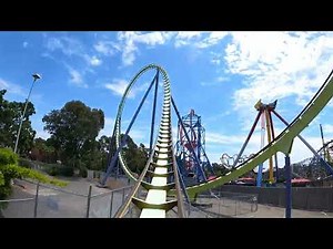 Onride: 'Medusa' 🎢 4K/POV 2023 - Six flags discovery kingdom